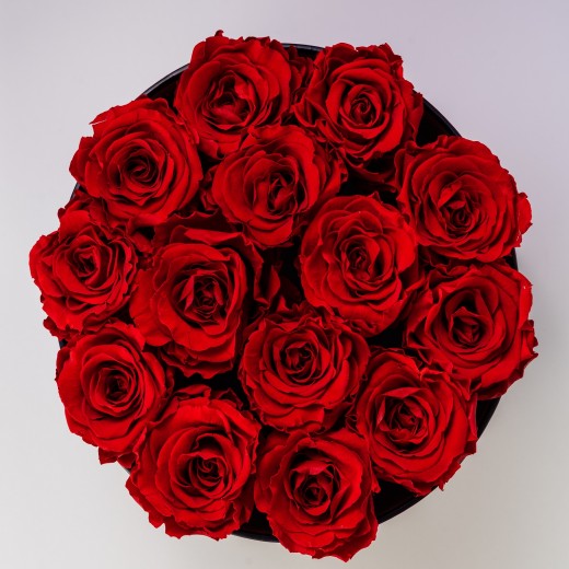 Box de roses éternelles
